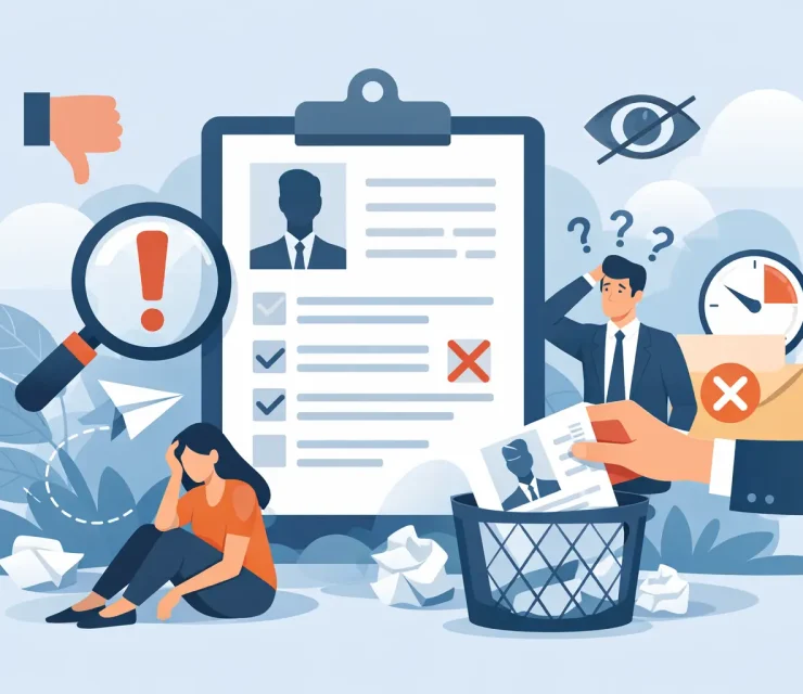 10 errores comunes al enviar currículum